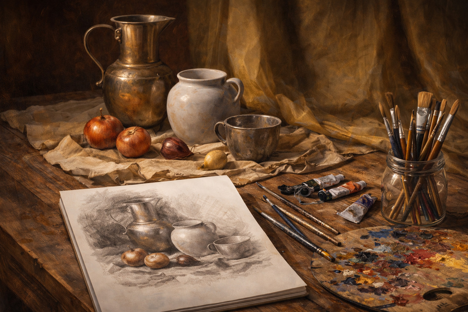 Drawing & Painting Fundamentals II: Ages 9+